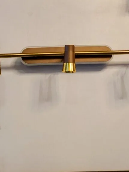 Allo 3 - Brown & Gold Mirror Light