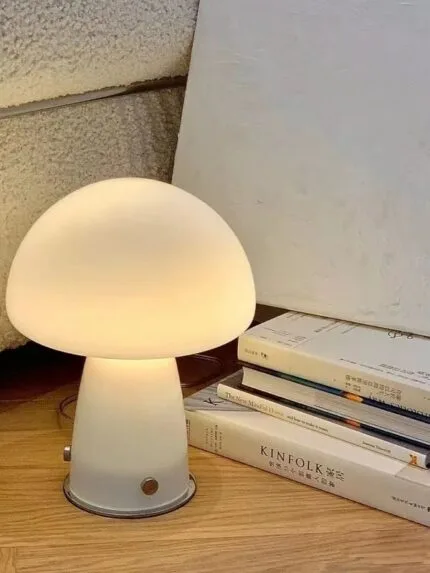Raven 1 - Mushroom Glass Table Lamp