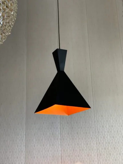 Diamond 1- Black Hanging Light