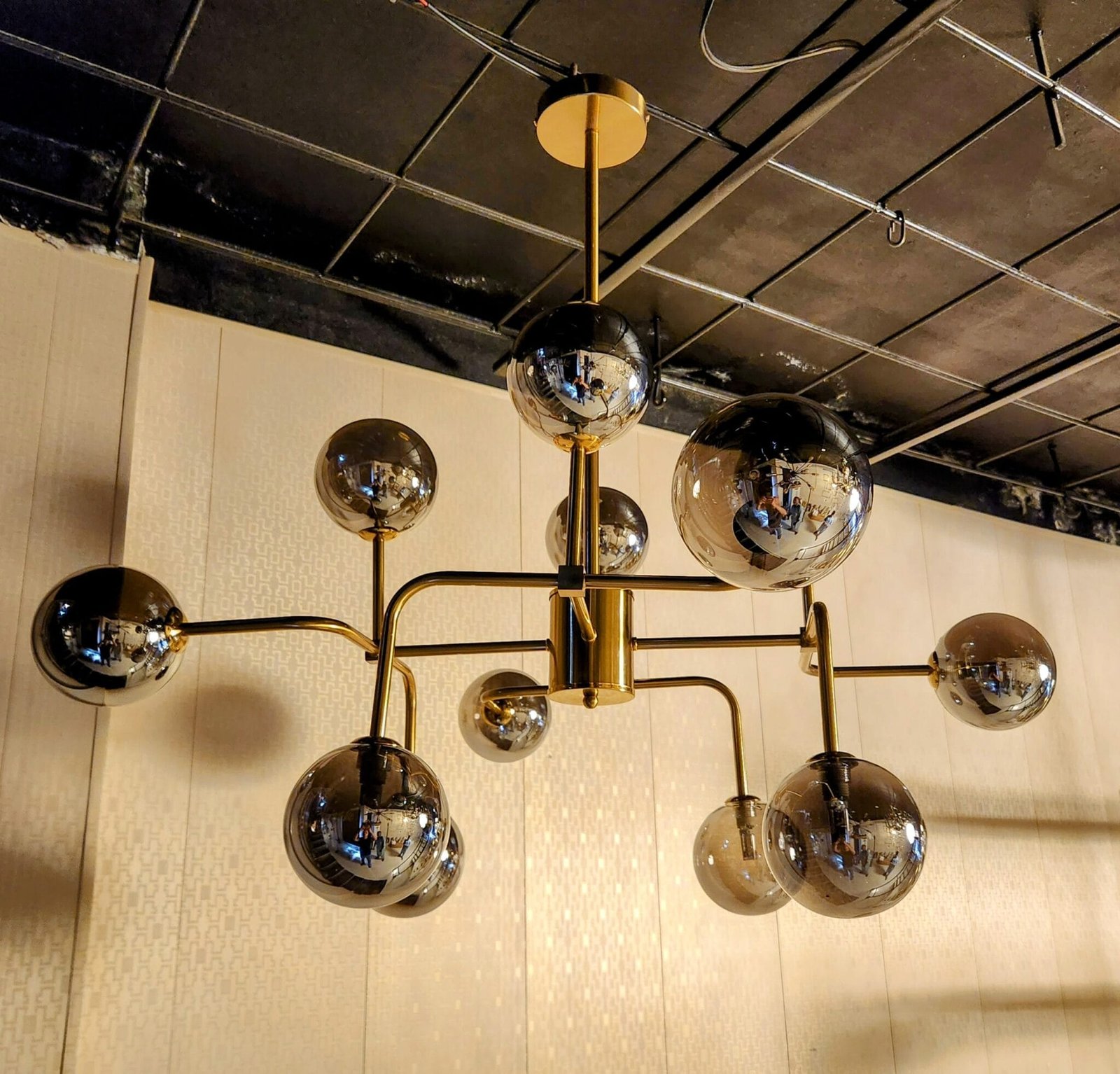Bentley 12 - Smokey Modern Chandelier | Buy at Best Price - Butt Lights