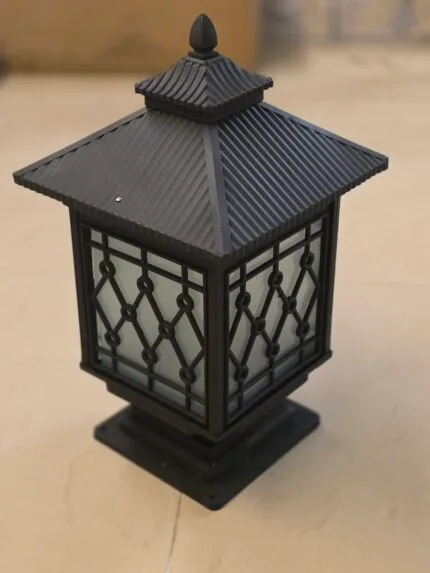 Canto 1 - Outdoor Large Black Gate Light