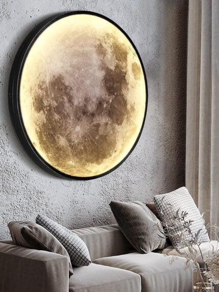 Luna 1 - Modern Moon Wall & Ceiling Lamp