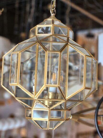 Morocco 1 - Brass Hanging Lamp