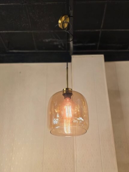 Cheri 1 - Amber Hanging Light