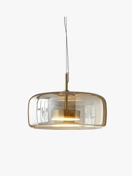 Coral 1 - Indoor Amber Glass Hanging Light