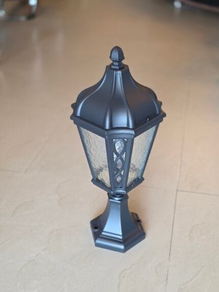 Noemi 1 - Outdoor Gate Lamp Black